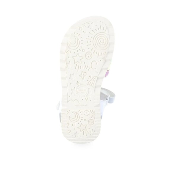 NWT Toddler Girl Star Sandals – Size 10 – Sparkly Velcro Straps – Summer Shoes - Picture 3 of 6